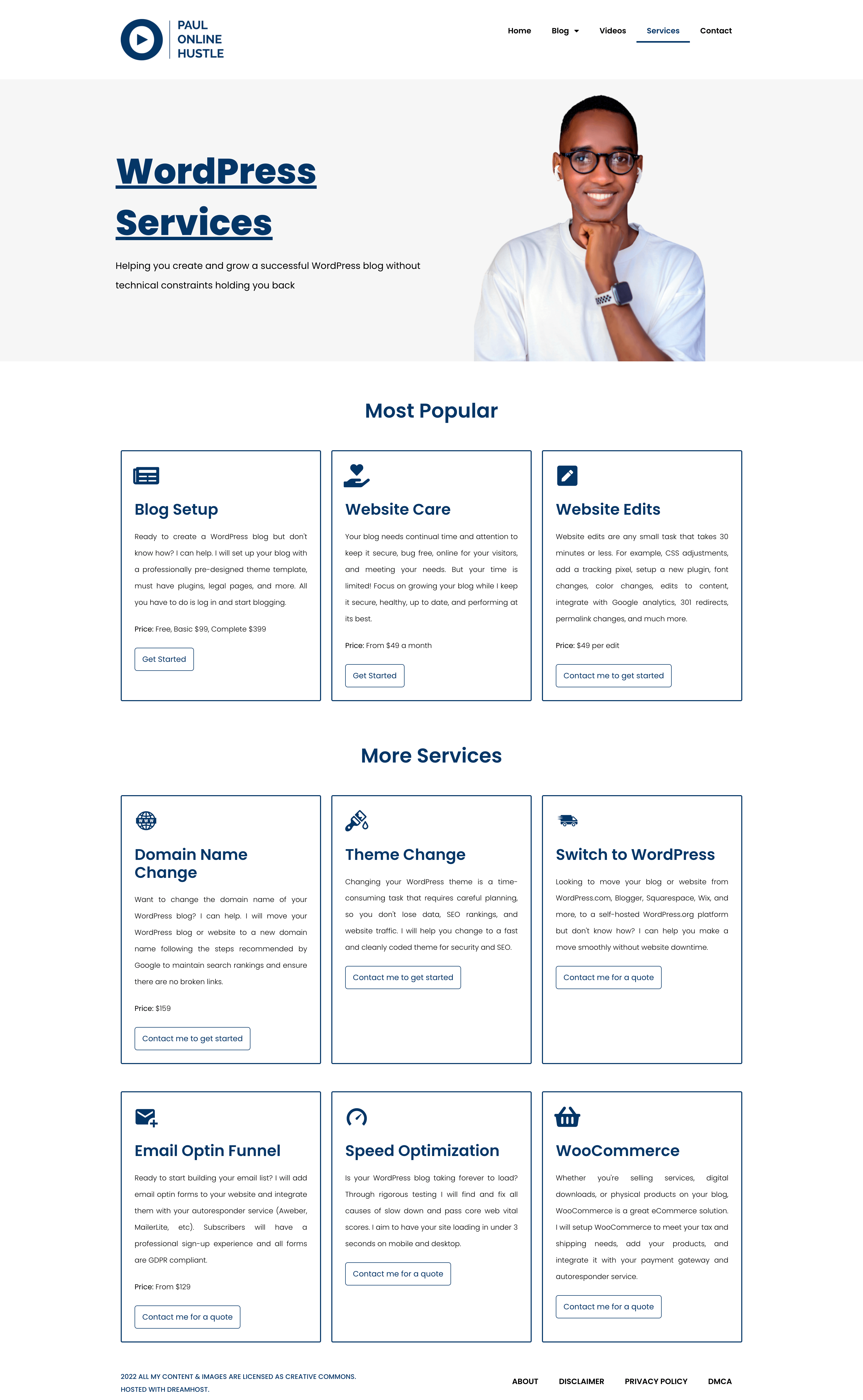 Blog Service Page