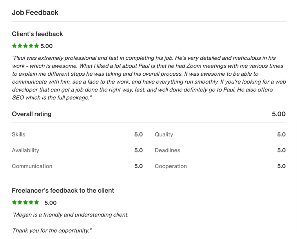 Upwork Reviews