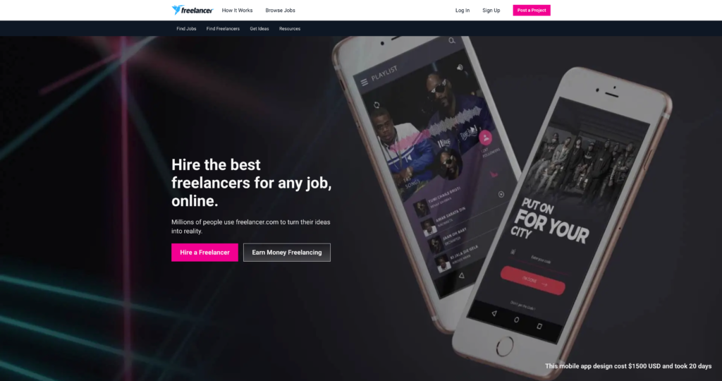 Freelancer.com - best freelancing platform