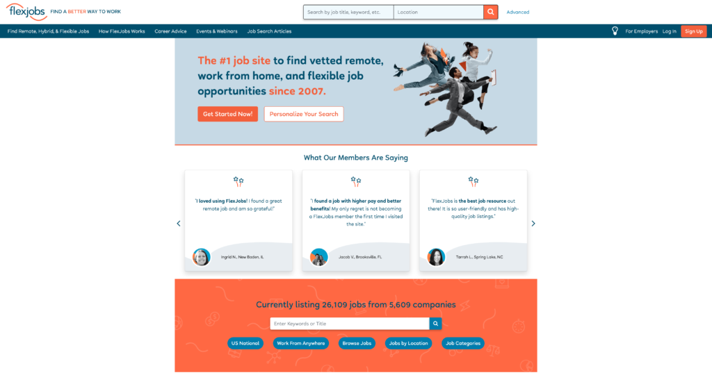 Flexjobs for Freelance Writing Jobs for Beginners