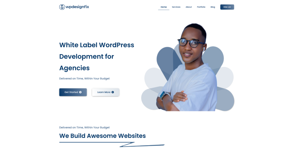 Service Landing Page