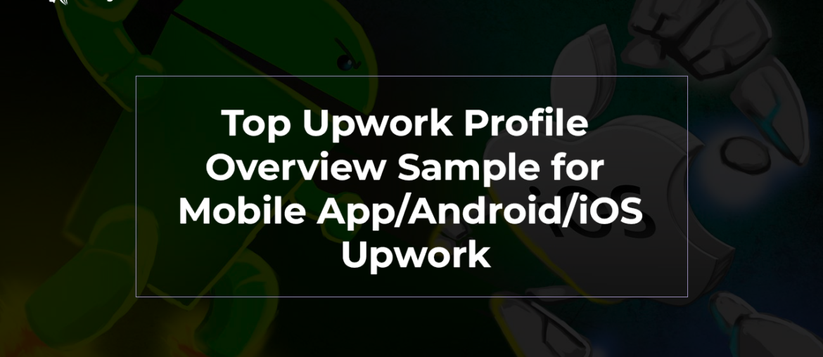 Mobile App Developer Profile Overview Sample
